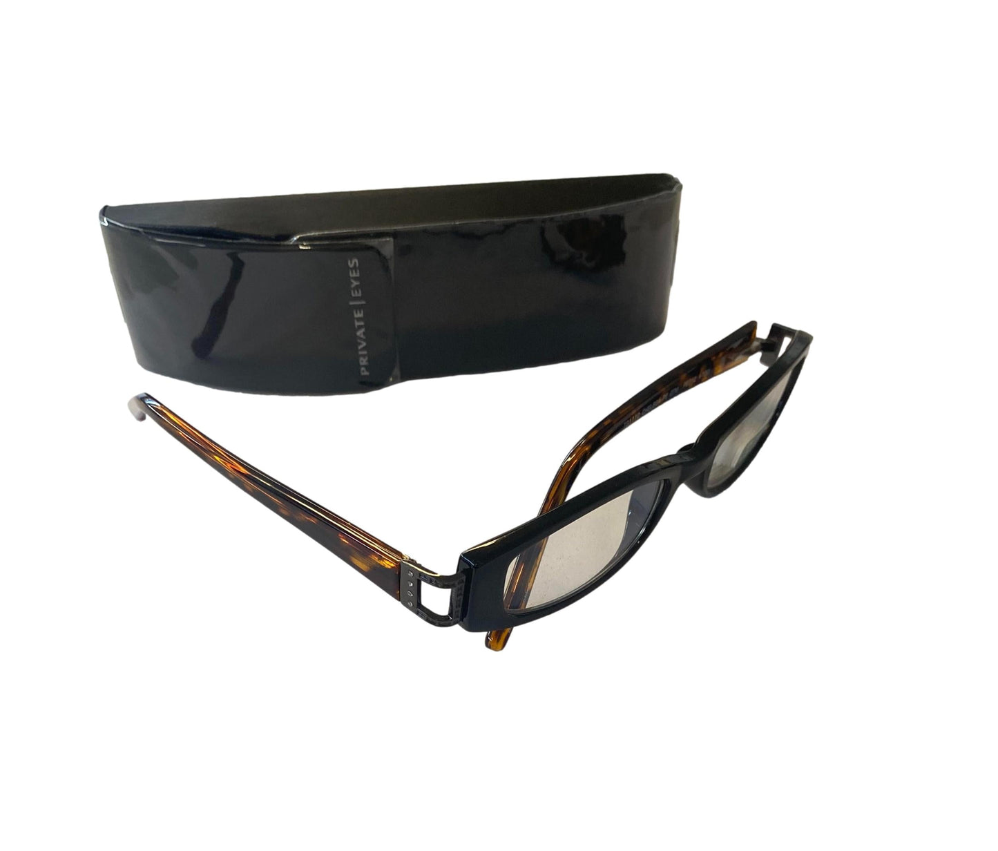 PRIVATE EYES COMFORT FLEX READER (PE212) GLASSES W CASE +1.00