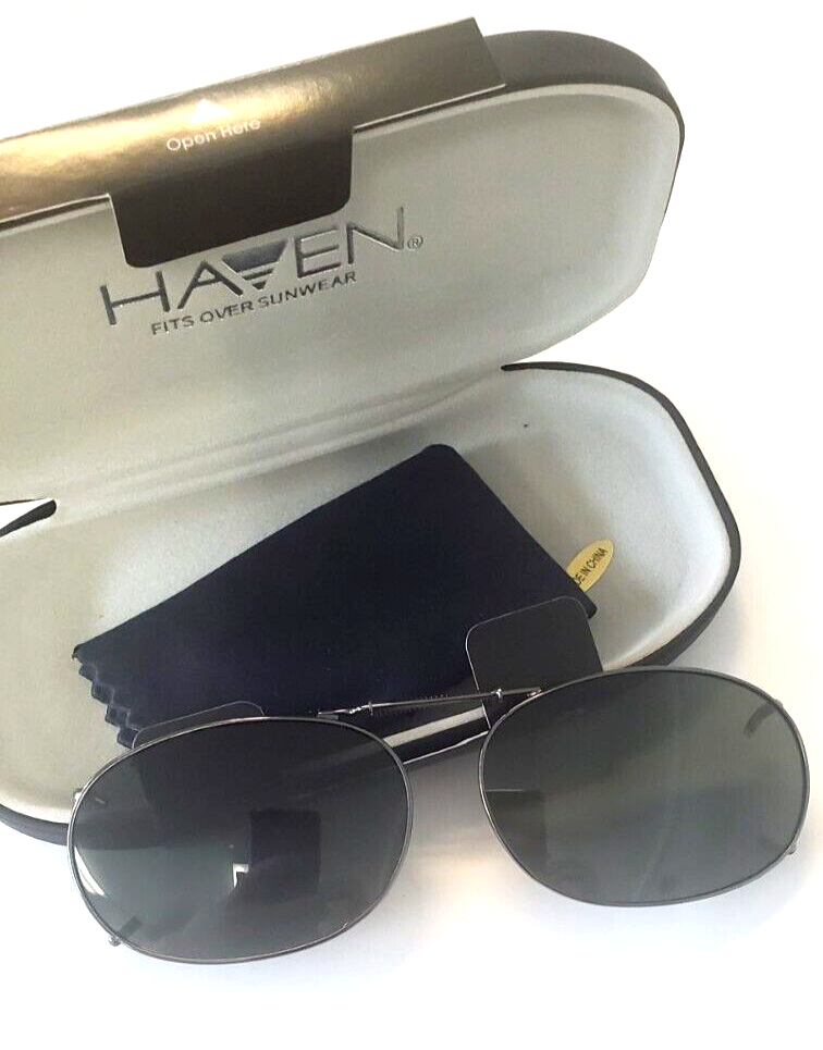 Haven Optify Clip Ons Rec 2 52 Gray Full Frame in Hard Case NEW!