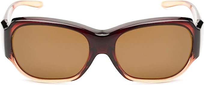 Solar Shield Fits Over FO-038 Medium Brown/Amber polarized Sunglasses