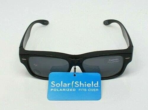 Fits Over FO-056 Large Black Smoke polarized Sunglasses