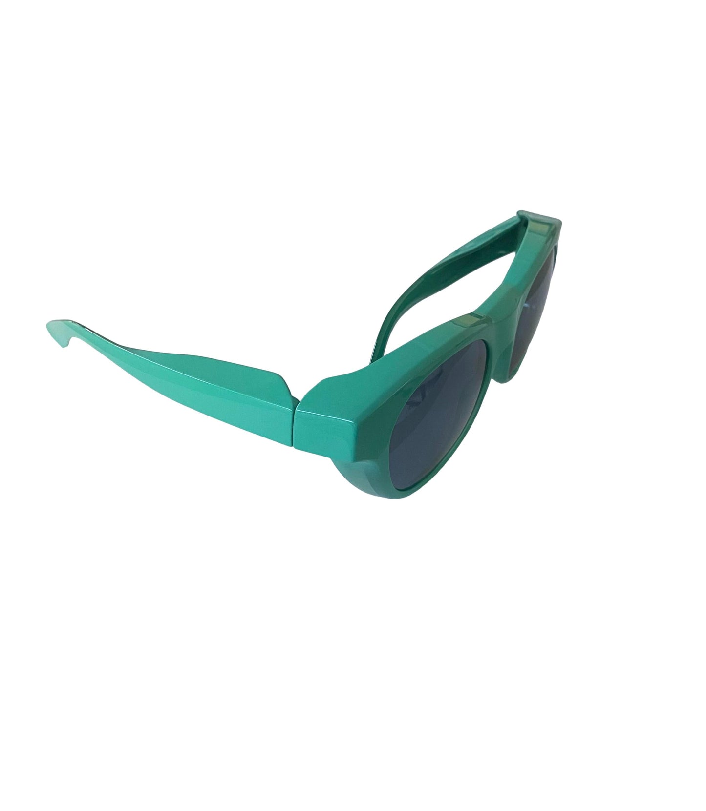 Solar Shield Fits Over FO-066 green polarized sunglasses NEW! without tags - side view
