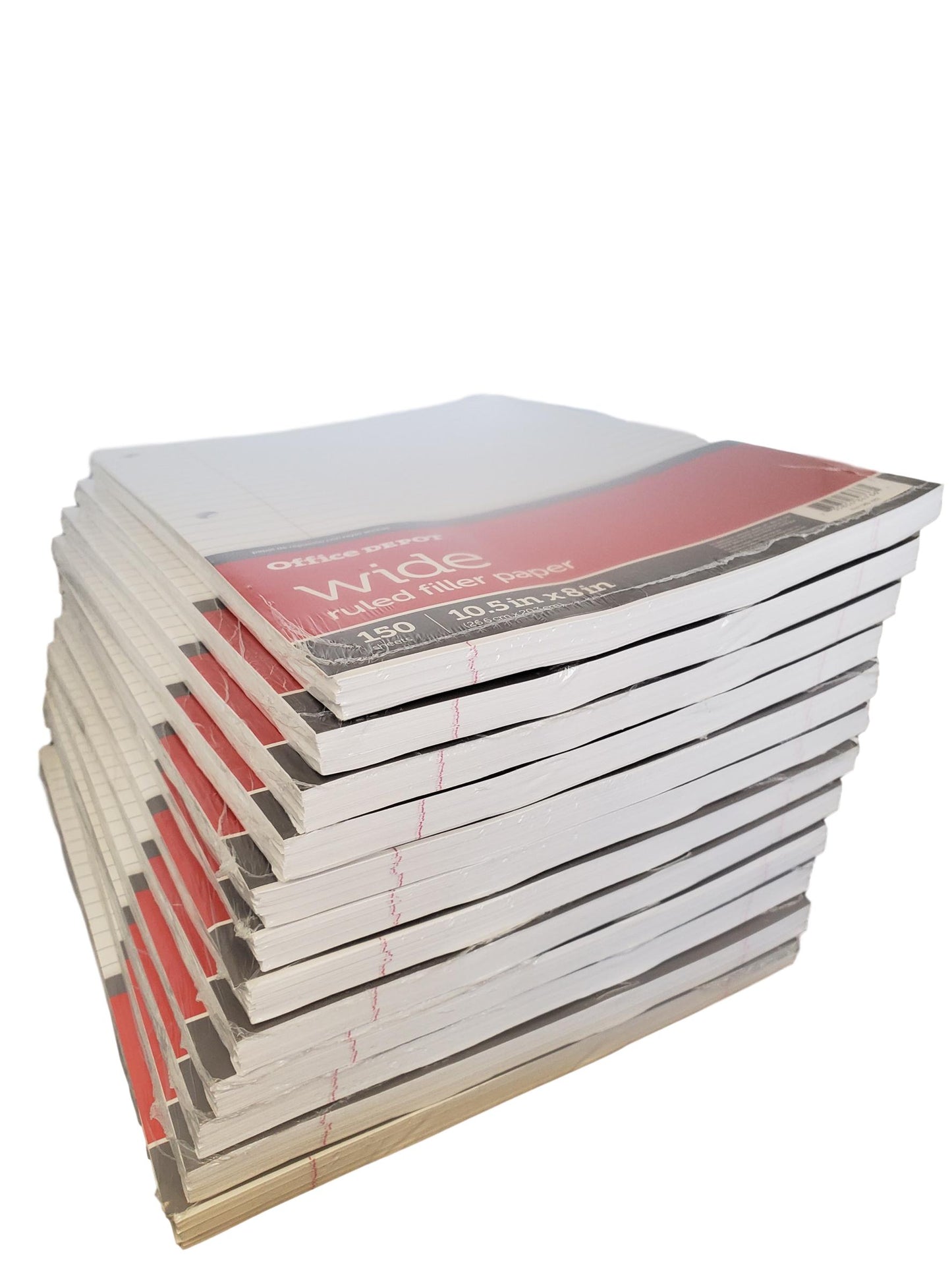 Office Depot Wide or College Ruled 150 Sheet Filler Paper - General Wholesale Direct