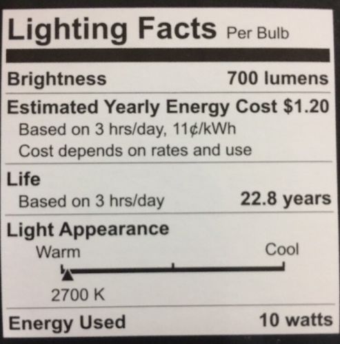 GE Lighting 10-watt (65-watt replacement), Flood Bulb, Soft White 2 Pack - General Wholesale Direct