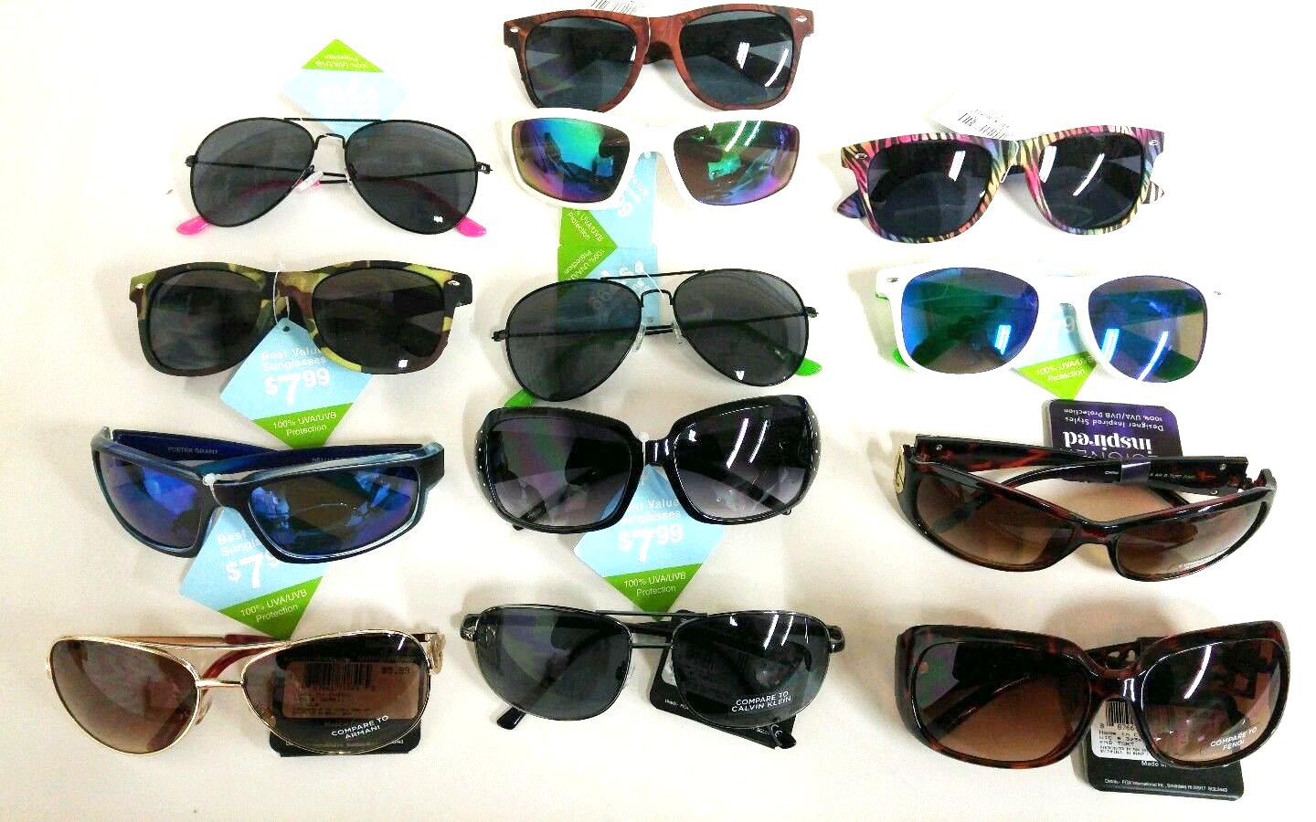 Wholesale Lot of FGX Fashion Sunglasses 100% UVA & UVB - General Wholesale Direct