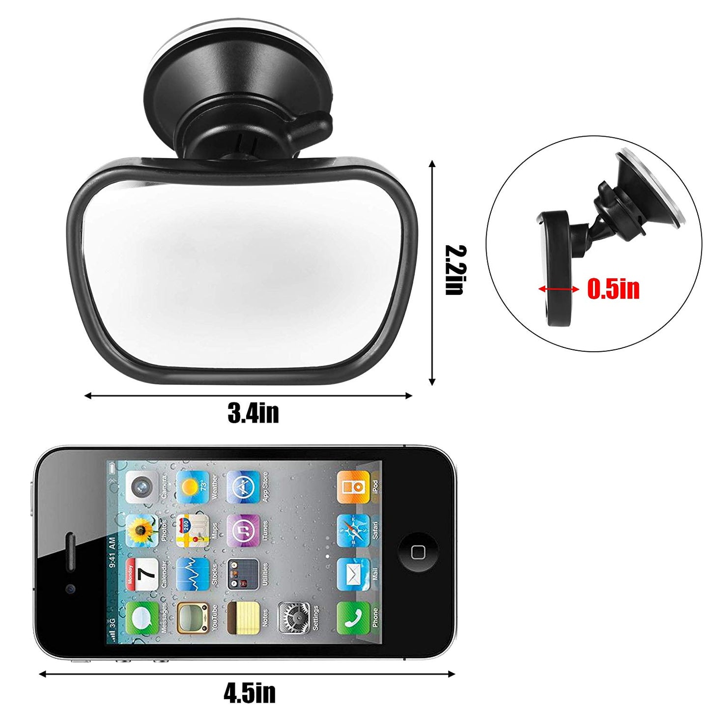 ZogeeZ 2 in 1 Baby View Mirror - General Wholesale Direct