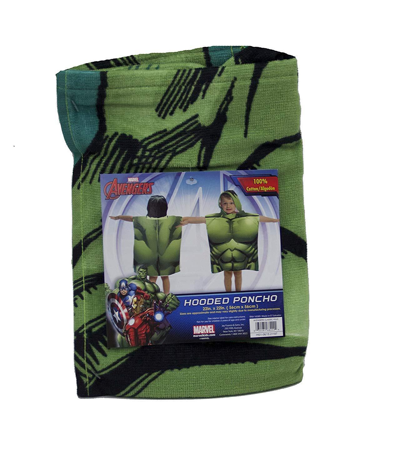 Marvel Avengers Hooded Poncho Beach or Bath Towel - General Wholesale Direct