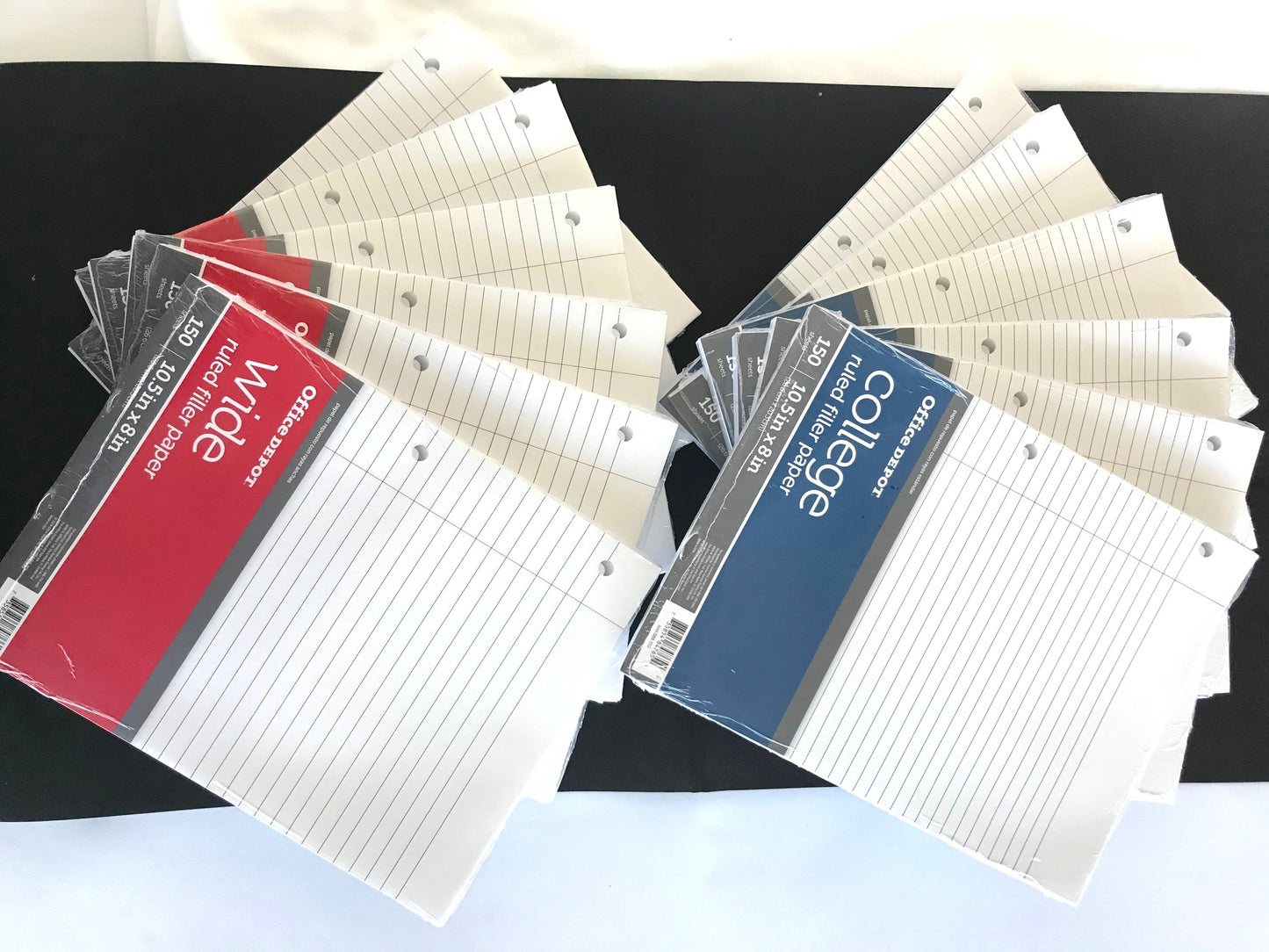 Office Depot Wide or College Ruled 150 Sheet Filler Paper - General Wholesale Direct