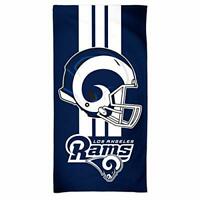 WinCraft NFL Los Angeles Rams Beach Towel 30" x 60" - General Wholesale Direct