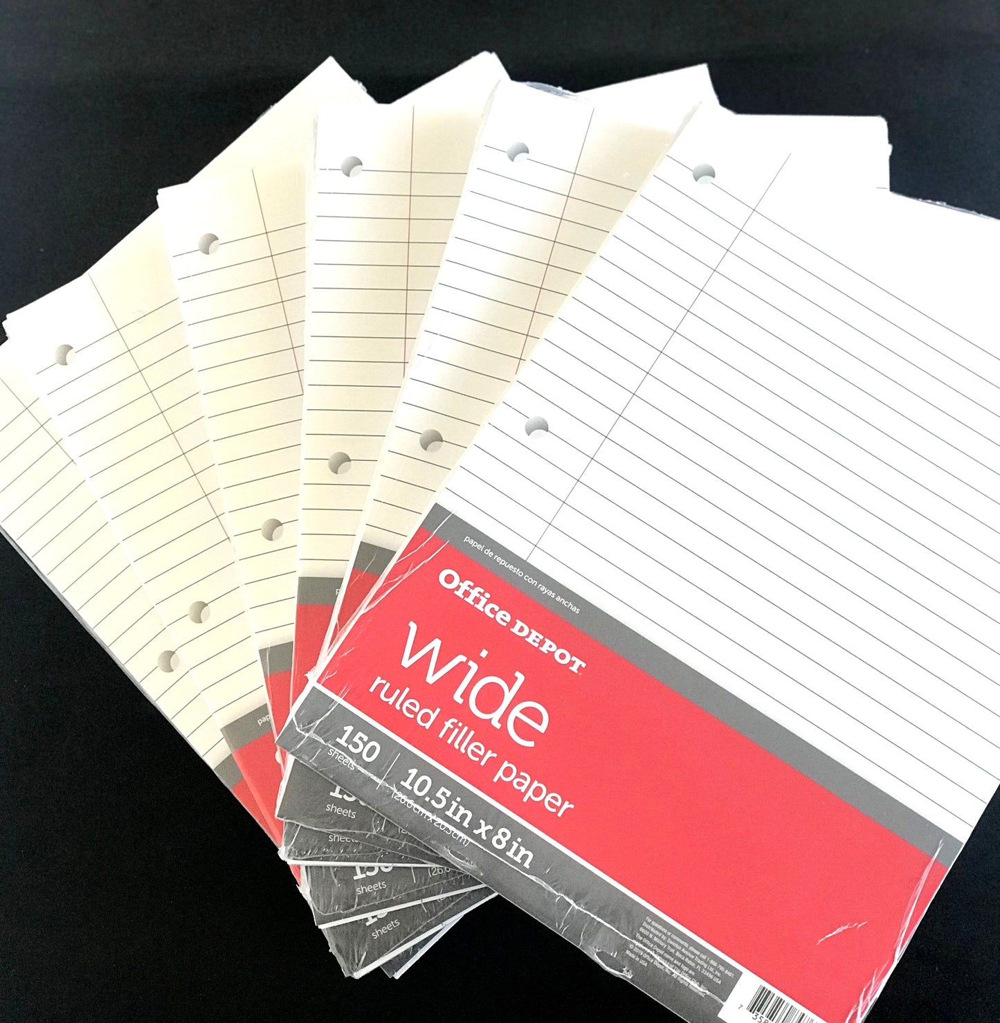 Office Depot Wide or College Ruled 150 Sheet Filler Paper - General Wholesale Direct