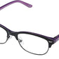 Foster Grant Reading Glasses Cleo Purple W/ Soft Case +1.25
