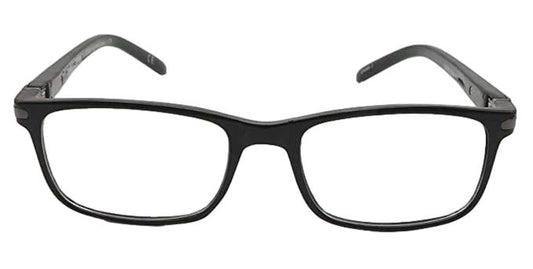 Foster Grant Cole Black Reading Glasses w/ Soft Case +3.25