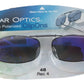 Polar Optics 48 rec 4 Blue Polarized Full Frame clip on Sunglasses - General Wholesale Direct
