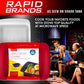 Rapid Ramen Cooker Microwave Ramen 3 Minutes BPA Free Dishwasher Safe Red