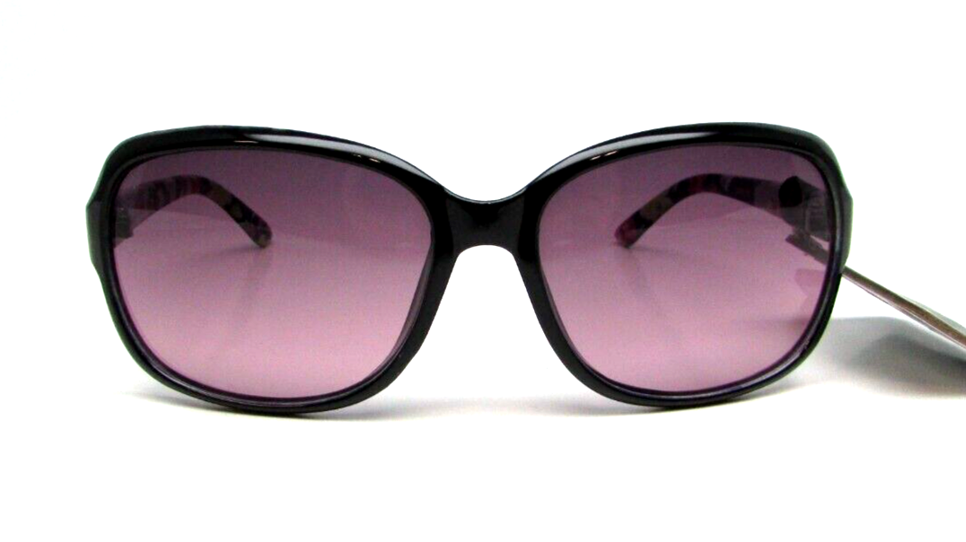 Revlon Black Floral Sunglasses RVN 56 NEW!