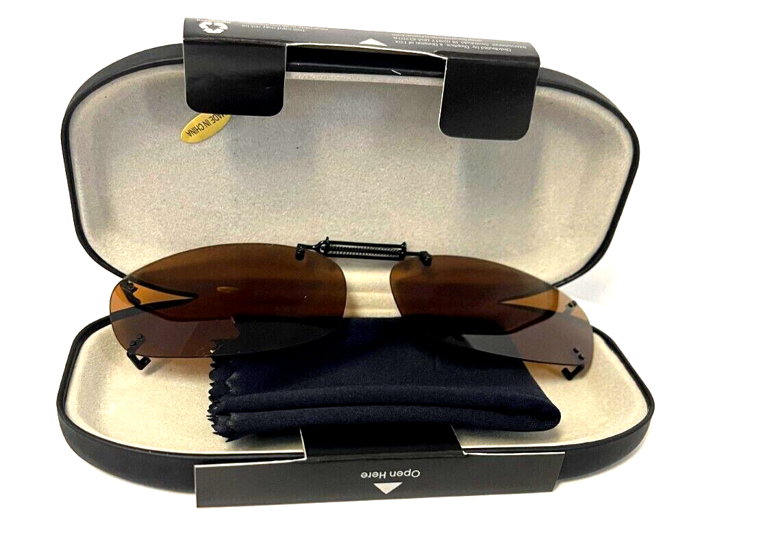 Haven Fit Over Sunwear Rec 5 54 Rimless Clip-On Sunglasses