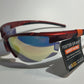 Foster Grant Men Safety Red/Orange Sunglasses  - Side view
