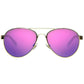 Foster Grant Shape AFH 10 Gold Aviator Sunglasses