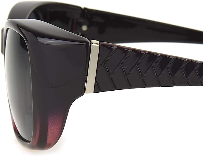 Solar Shield Fits Over FO-018 Large Molly Wine polarized sunglasses - Sideview