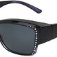 Solar Shield Fits Over FO-027 medium lav/purple polarized sunglasses