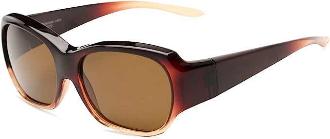 Solar Shield Fits Over FO-038 Medium Brown/Amber polarized Sunglasses