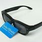 Solar Shield Fits Over FO-056 Large Black Smoke polarized Sunglasses