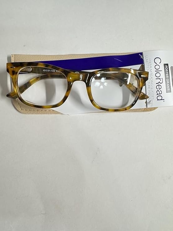 2 Pack- Foster Grant Reading Glasses FGLR 25784 Tor with soft case