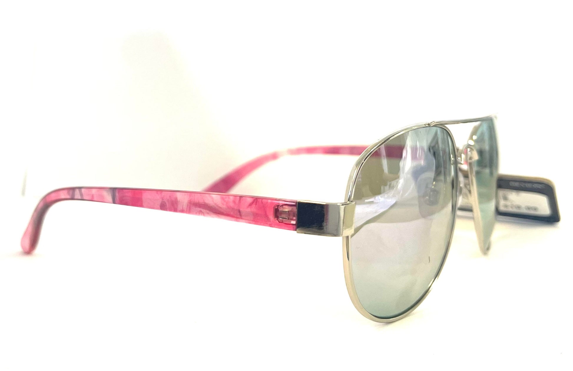 Revlon 58 Mirror Aviator Sunglasses - Side view