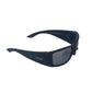 Panama Jack PJX Mens Wrap 4 Black Sunglasses - side view