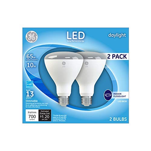 Ge Lighting 41003 Dimmable Br30 Indoor Floodlight Led Bulb, Daylight, 10w - General Wholesale Direct
