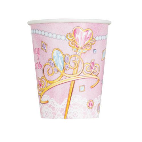Customized Birthday Princess Party Packages - Paper glass