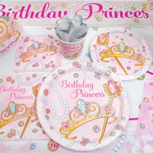 Birthday Princess 100 Piece Party Pack! Includes Tiara! - General Wholesale Direct