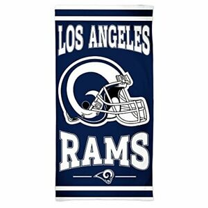 WinCraft NFL LA Rams Stripe Beach Towel 30" X 60" NEW!! - General Wholesale Direct