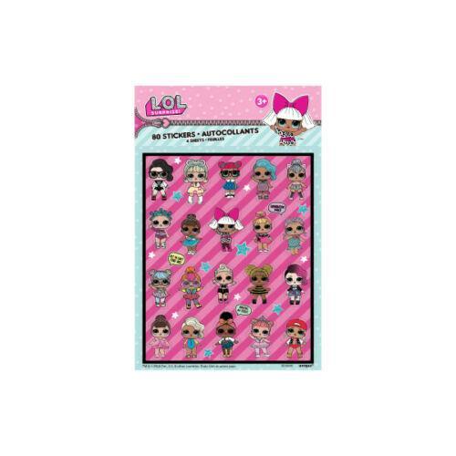 LOL Surprise 74 Piece Favor/Accessory Pack - stickers