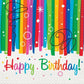 Multi-color Ribbon 83 Piece Birthday Party Pack - General Wholesale Direct