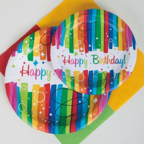 Multi-color Ribbon 83 Piece Birthday Party Pack - General Wholesale Direct