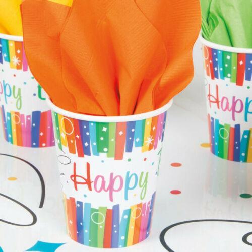 Multi-color Ribbon 83 Piece Birthday Party Pack - General Wholesale Direct