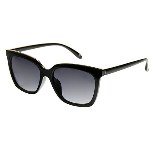 Nine West Medium Black Lady Way With Metal Inlay Sunglasses - General Wholesale Direct