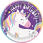 Customized Unicorn Party Packages - Plate