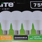 MaxLite 4 Soft White LED A19 Light Bulbs 10W (75 W) - General Wholesale Direct
